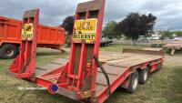 Herbst 22ft low loader trailer, 2017 - 4