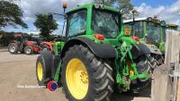 John Deere 6930 tractor, premium, 40kph PowerQuad gearbox, panoramic doors, front linkage, YJ08 HUZ, 8753 hrs - V5 in office , key in office - 4