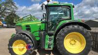 John Deere 6930 tractor, premium, 40kph PowerQuad gearbox, panoramic doors, front linkage, YJ08 HUZ, 8753 hrs - V5 in office , key in office - 6