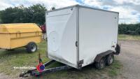 Ifor Williams 10ft x 6ft twin axle box trailer, road worthy condition - 2