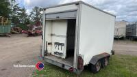 Ifor Williams 10ft x 6ft twin axle box trailer, road worthy condition - 4