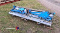 Potato planter ridging hood c/w brackets. Stainless steel - 2