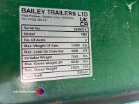 Bailey TB18 grain trailer, air brakes, rollover sheet, 2020 - 8