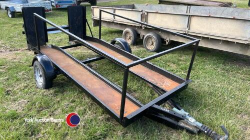 Single axle quad trailer