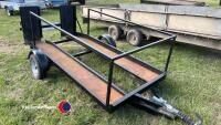 Single axle quad trailer