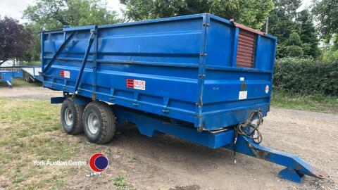 AS Marston D10 10T dropside tipping trailer