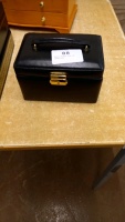 Small black box of jewellery
