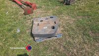 2 New Holland 110kg wafer weights