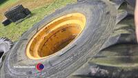 2 x Goodyear Terra 67 x 34 x 25 tyres and 2 x Goodyear Terra 38 x 20 x 16 tyres - 2