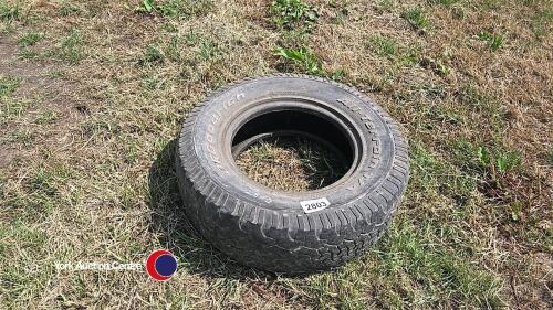 General grabber 265/70 R16 tyres