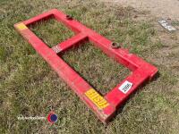Foster bale spike, no brackets, needs work - 3