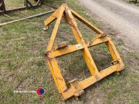 Big bag lifter to fit tractor loader - 3