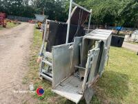 Ritchie Combi Clamp sheep system, c/w weigh platform, Tru test weigh bars, Tru test XPR 2 EID reader, Tru test XR5000 weigh head - 2