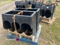 4 x ACO finisher pig feed hoppers - 3