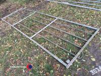 Galvanised gate 12ft
