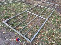 Galvanised gate 12ft - 2