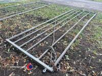 Galvanised gate 12ft