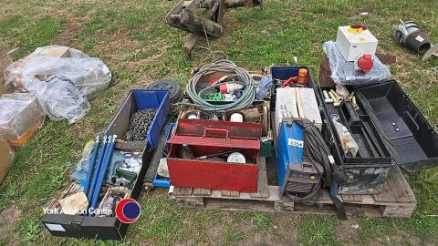 Pallet of workshop spares
