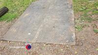 Horse box rubber mat