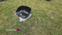 Metal bucket style tractor seat pan, new and unused - 3