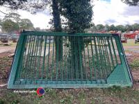 2 x yard gates, 24ft span, 6ft6in high - 3