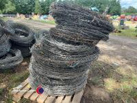Barbed wire, used - 2