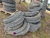 Barbed wire, used