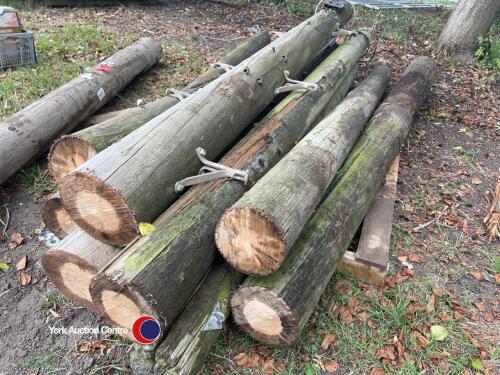 Pallet of strainer posts