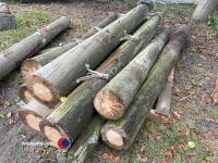 Pallet of strainer posts