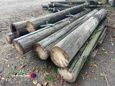 Pallet of strainer posts