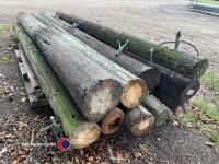 Pallet of strainer posts - 4
