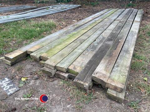 20 fence rails, 4in x 1 1/2in approx 12ft long