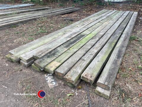 20 fence rails, 4in x 1 1/2in approx 12ft long