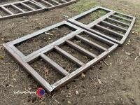 2 handmade steel gates. Ready for wooding and paint - 3
