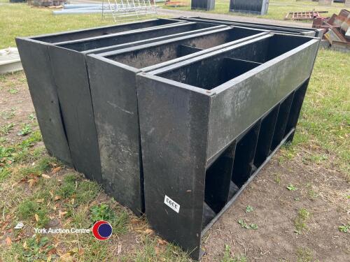 6 x pig feed hoppers