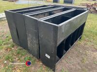 6 x pig feed hoppers