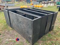 6 x pig feed hoppers - 2