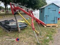 Tractor mounted post hole borer, little used - 2