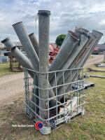 Quantity of steel grain pipes - 2
