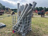 Quantity of steel grain pipes - 4