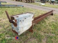 10ft x 6in galvanised water troughs - 3