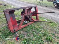 SGM hydraulic bale unroller, Manitou fitting - 2