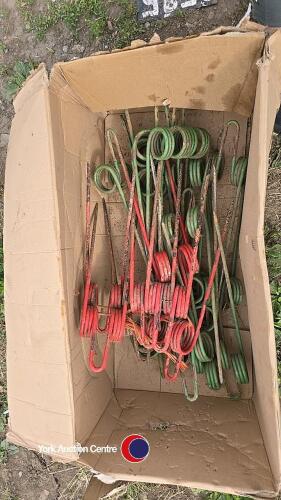 Quantity of follow harrow tines