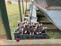 Portable grain pit c/w rollover sheet and conveyor - 4