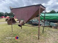 Grain hopper with chute - 2