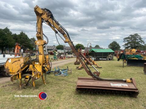 Bomford hedge trimmer, PTO & top link in office