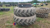 Goodyear 18.4R38 dual wheels
