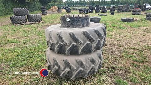 Goodyear 16.9R24 dual wheels