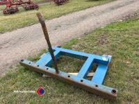 Heavy duty bale frame spike - 2