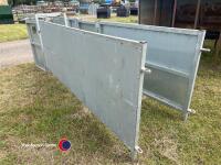 Galvanised sheep head gate and inspection panels - 4